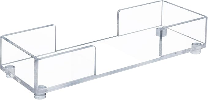 MyGift Clear Acrylic Z-Fold Paper Towel Holder Dispenser Tray, Countertop by MyGiftHome