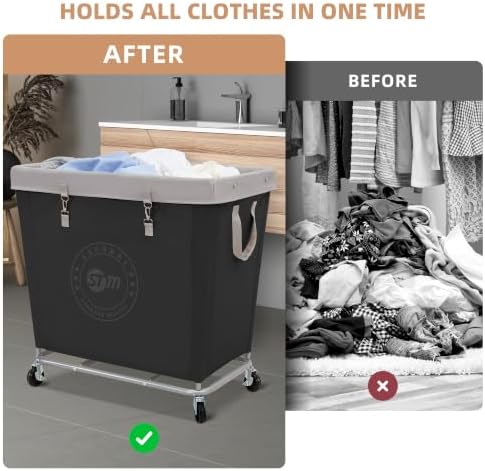 STORAGE MANIAC Commercial Laundry Hamper - Image 4