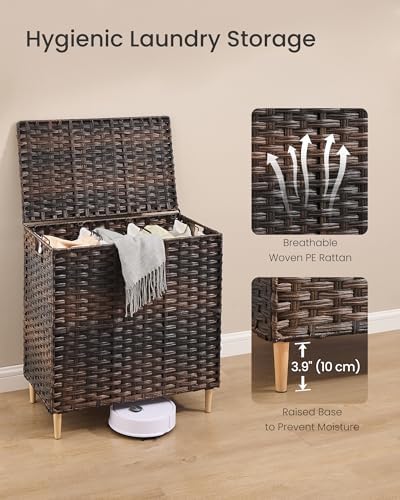 SONGMICS 3-Section Laundry Hamper - Image 5
