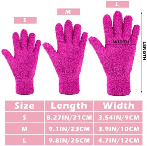 Patelai 3 Pairs Microfiber Dusting Gloves - Image 3