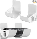PEUTIER 2.5 Inch Small Trash Bag Holder, Wall Mount Kitchen Organizer by PEUTIER