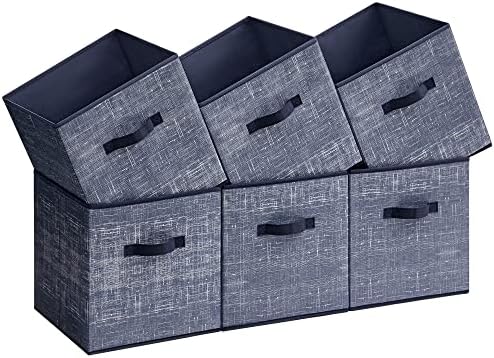 SONGMICS Storage Cubes, 11.8-Inch Foldable Closet Organizers by Unknown