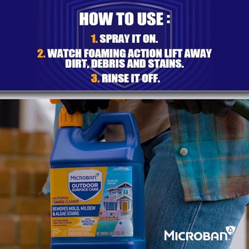 MICROBAN Outdoor Surface Care Multi-Purpose Foaming Cleaner - Image 5