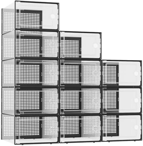 Kuject XX-Large Shoe Storage Boxes 12 Pack by Kuject
