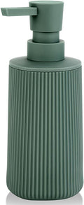 YAUKPH Small Soap Dispenser for Bathroom and Kitchen Matte Green | Modern by KellyHome