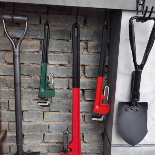 3-H Heavy Duty Garage Hooks, 20 Pack Wall Storage Organizer - Image 6