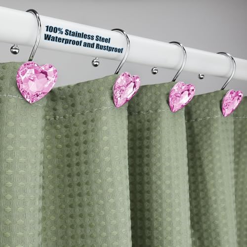 Shower Curtain Hooks Rings for Bathroom - Image 4