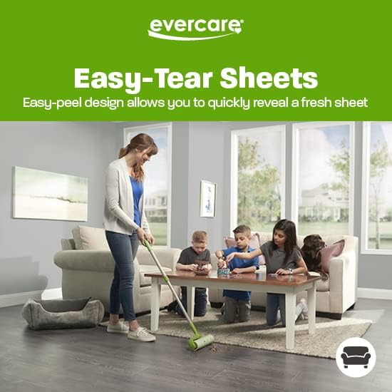 Evercare Pack of 6 10" Wide Large Surface Mega Pet Roller Refill, 50 Sheets Each - Image 6