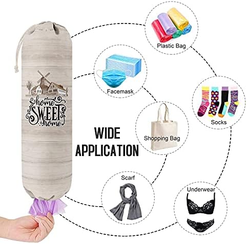 Home Sweet Home, Grocery Bags Holder Organizer - Image 6