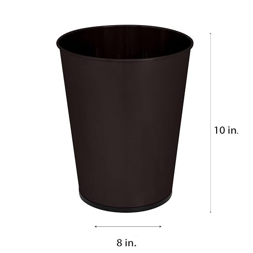 Bath Bliss 5 Liter Small Wastebasket | Round Open Top | Trash Can | Bathroom | - Image 3