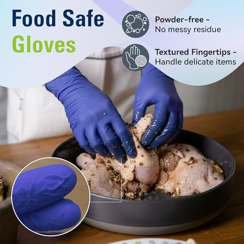 SWIFTLITE Disposable Nitrile Gloves, Food Safe, Latex-Free Powder-Free - Image 4