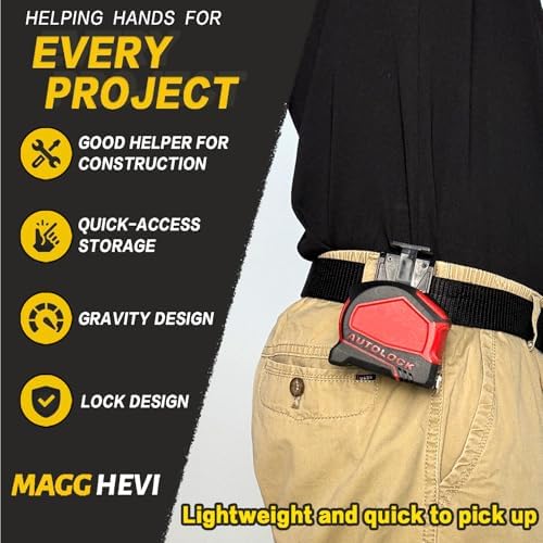 Tape Measure Holder, Quick Draw Tape Measure Holster, Tape Measure Belt Clip - Image 3
