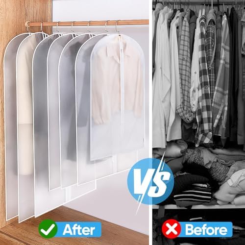 BALEINE 12PK Garment Bags for Hanging Clothes - Image 6