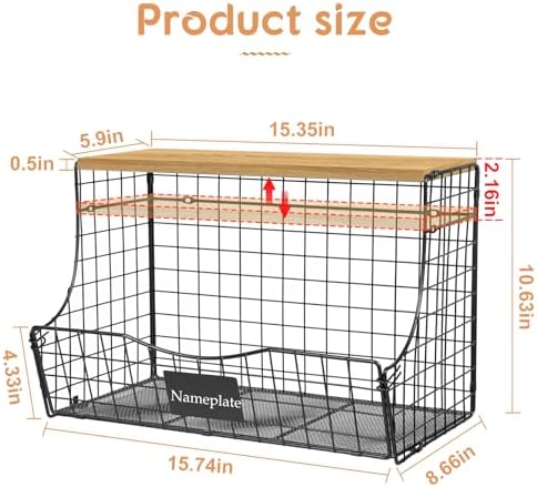 3 Pack Extra Large Fruit Basket - Image 7