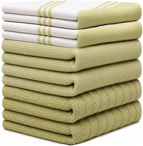 Premium Kitchen Towels 6 Pack 100% Cotton 20"x28" Dish Towels - Image 2