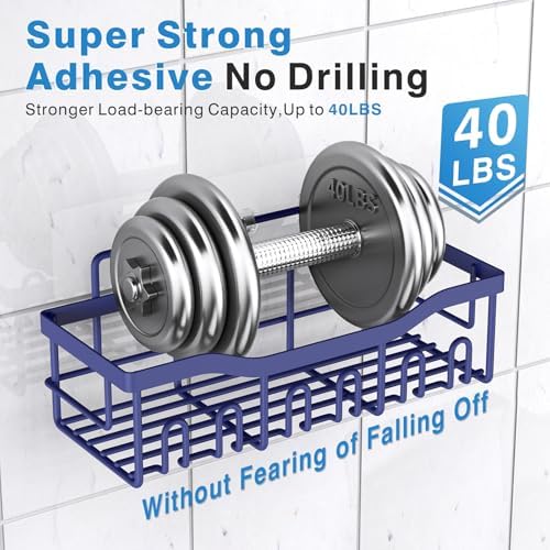 EUDELE 2 Pack Shower Caddy, Adhesive Organizer - Image 4