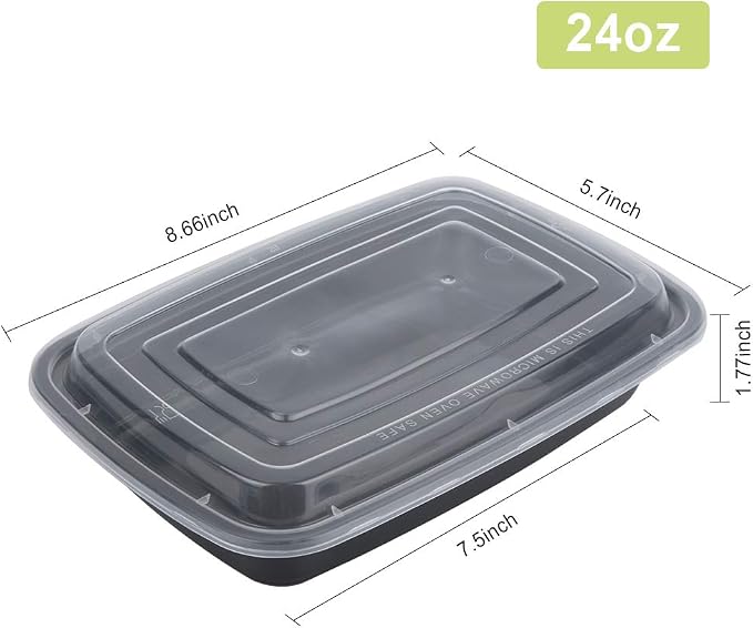 Reusable Food Meal Prep Containers - Image 2