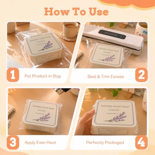WIKDAY Shrink Wrap Bags 50 PCS 12x16 Inches Cellophane Bags Wrapping Plastic - Image 3