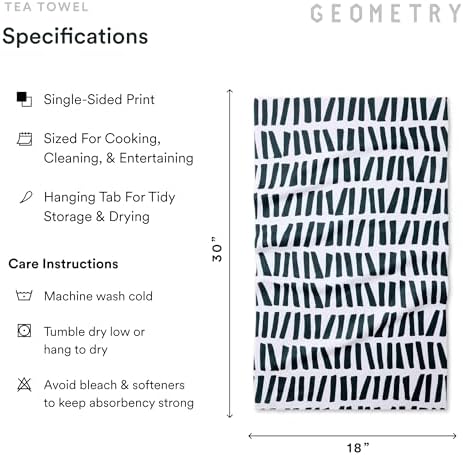 GEOMETRY Kitchen Tea Towels - Image 6
