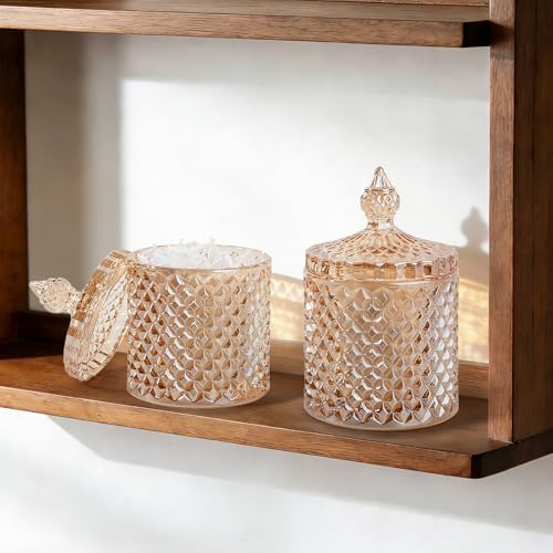 2 Pack Qtip Holder Apothecary Jars - Image 5
