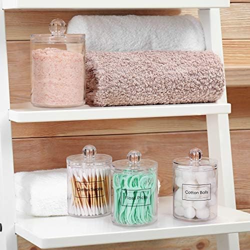 3 Pack Acrylic Qtip Holder Dispenser - Image 6