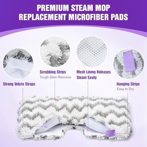 S3501 S3601 Steam Mop Replacement Pads Compatible - Image 2