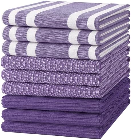Homaxy Cotton 380 GSM Premium Kitchen Towels, 9 Pack by Homaxy