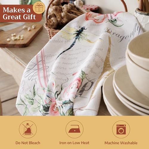 Maison d' Hermine Kitchen Towels Set of 2 Reusable 100% Cotton 27.50" x 20" - Image 5