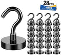 MIKEDE 28Pcs Magnetic Hooks Strong Cruise Cabin Ship Essentials 30LBS Black by MIKEDE