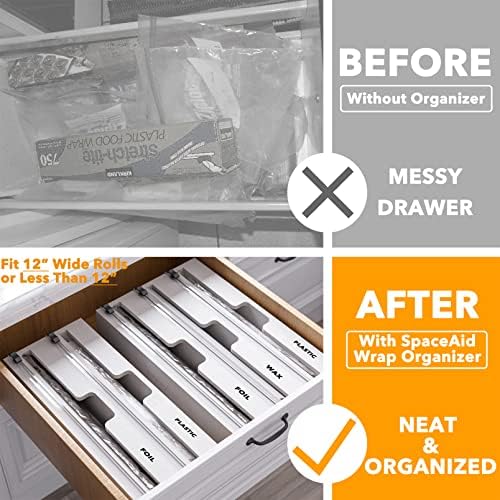 SpaceAid WrapNeat 3 in 1 Wrap Organizer - Image 2