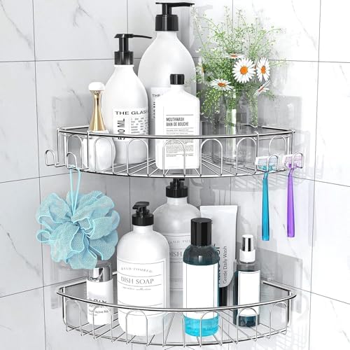 Orimade Corner Shower Caddy Stainless Steel - Image 2