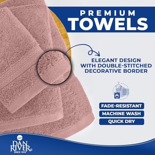 DAN RIVER 8 Piece Luxury Bath Towels - Image 6