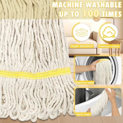VOUBIEN Commercial Mop Industrial Cotton Mop - Image 5