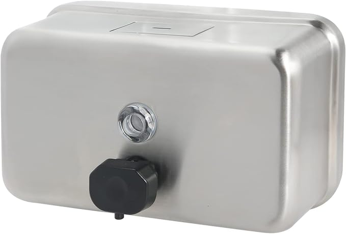 Commercial Soap Dispenser Wall Mount – Antirust Stainless Steel Liquid | 38.8oz by modunfulbathroom