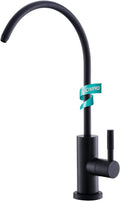 Water Filter Faucet for RO System, Non-Air Gap, Matte Black | Lead-Free SUS304 by KICIMPRO