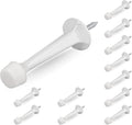 HOMOTEK 12 Pack Heavy Duty Solid Rigid Door Stop by HOMOTEK