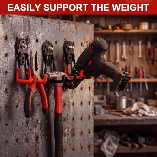 Landhoow 6 Pcs Large Magnetic Hooks Heavy Duty Garage Magnet Hooks Strong - Image 6