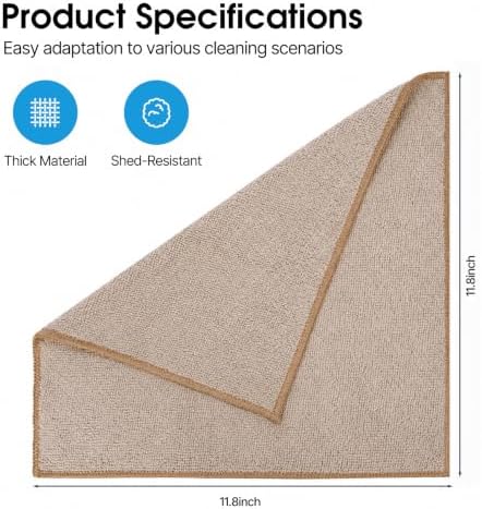 QYL Microfiber Cleaning Cloth, 12 Pack Cleaning Rags, Cleaning Towels - Image 2