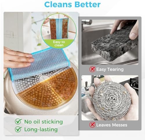 AIDEA Non Scratch Wire Dishcloth 24PK, Dish Cloths - Image 5