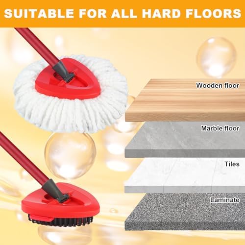 7 Pack Mop Replace Head for Ocedar Spin Mop Replacements Scrubber | Compatible - Image 6