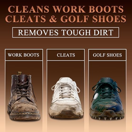 Heavy Duty Boot Cleaning Brush, Shoe Cleaning Scrubber Effectively Cleans Mud - Image 5