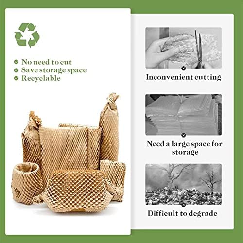 Honeycomb Packing Paper, Recyclable Moving Supplies Bubble Packing Wrap - Image 5