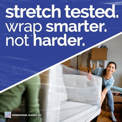 International Plastics Co. 4 Pack of 18'' Stretch Wrap - Image 3