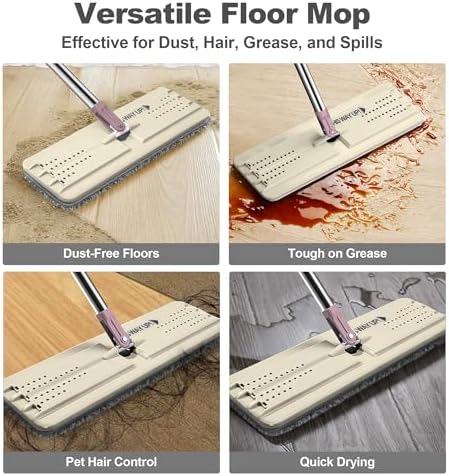 JOYMOOP Flat Mop System, Microfiber Cleaning System - Image 4