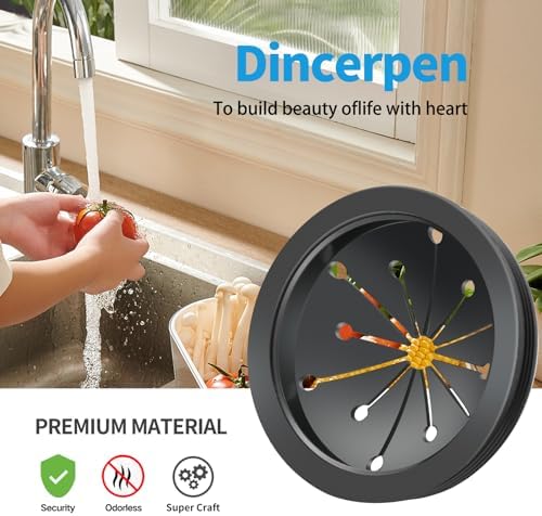 2 Pcs Garbage Disposal Splash Guard, 3 1/8" Sink Rubber Guard, by Dincerpen - Image 7