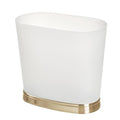iDesign Slim Bathroom Trash Can, Small Plastic Garbage Can by iDesign
