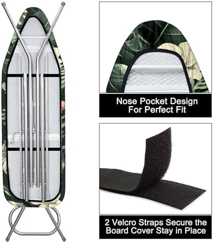 Ironing Board Cover 15"x54" Standard Size Replacement Thick Iron Board Covers - Image 3
