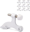 10 Pack Hinge Pin Door Stopper White by KOVOSCH