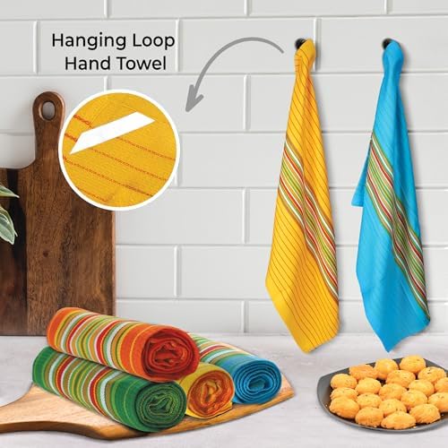 Urban Villa Kitchen Towels Cotton Dish Towels 20”x30” Multi - Image 6