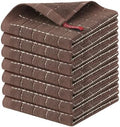 Homaxy 100% Cotton Terry Kitchen Dish Cloths, 7 Pack by Homaxy